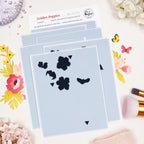 Pinkfresh Studio Golden Poppies Die And Stencils Bundle 321726 Stencil Set