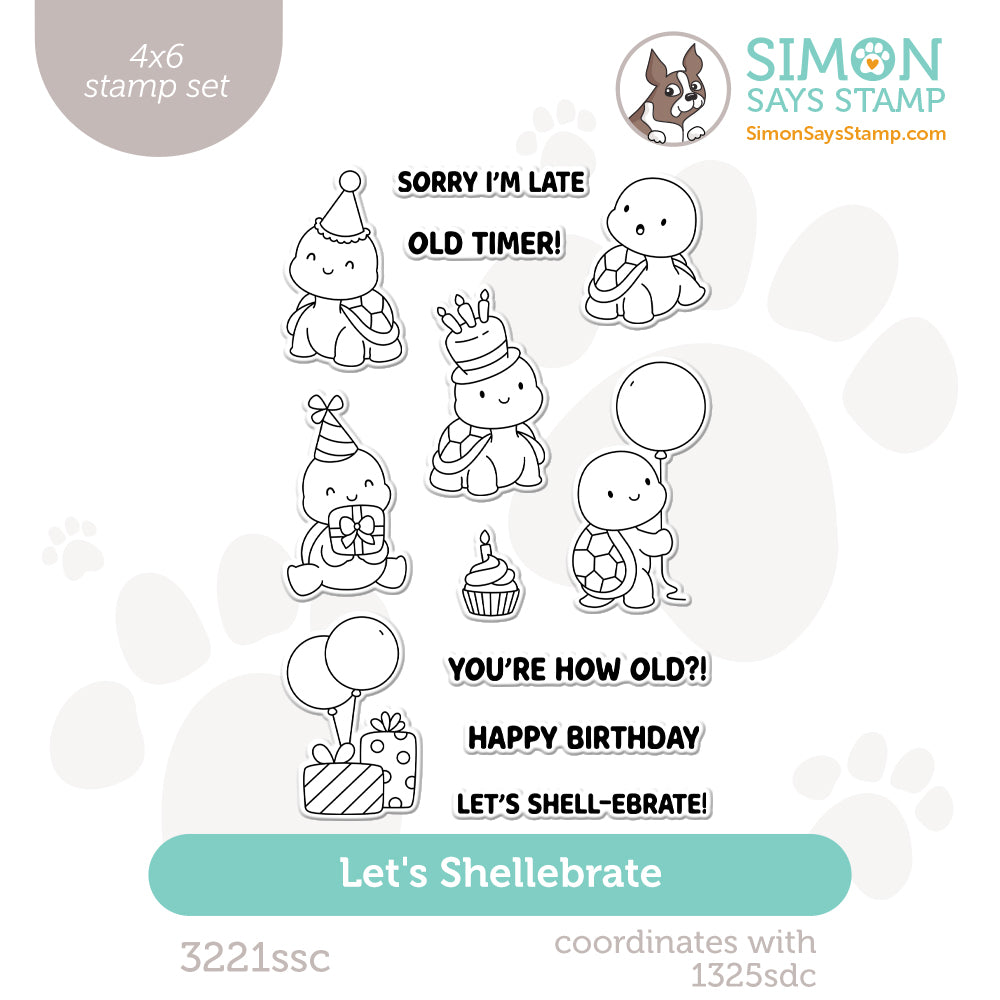 Simon Says Clear Stamps Let's Shellebrate 3221ssc In My Heart