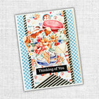Paper Rose Coffee In Paris Embossed Die Cuts 32298 thinking of you