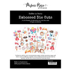 Paper Rose Coffee In Paris Embossed Die Cuts 32298