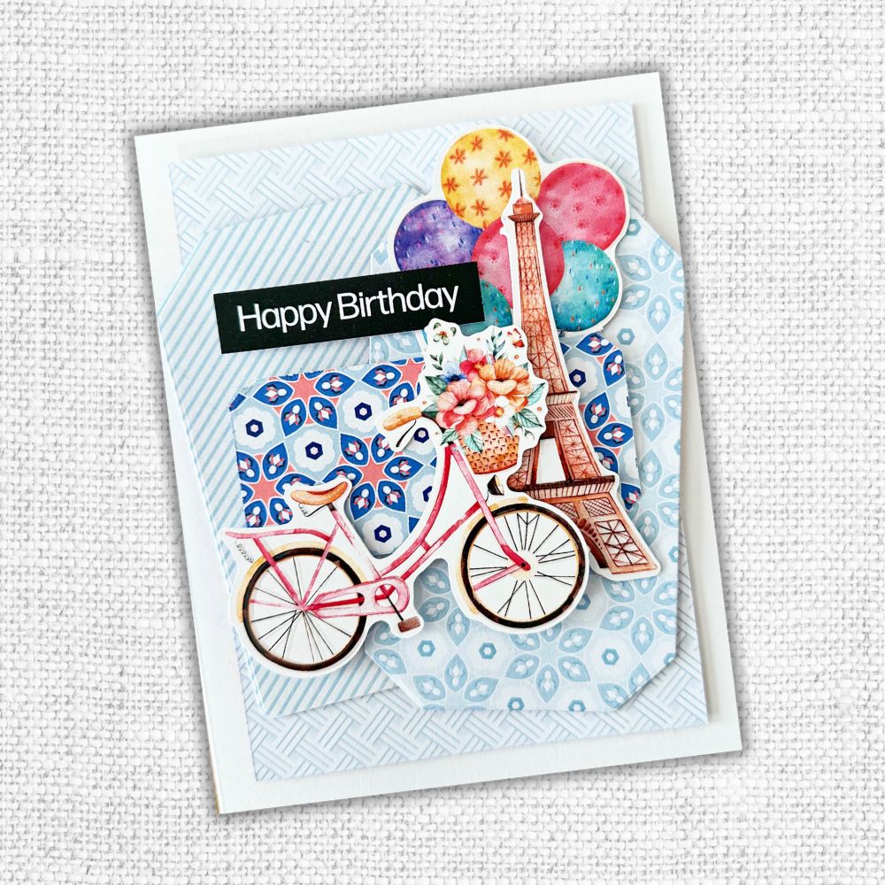 Paper Rose Patterns 1.0 6x6 Paper 32358 happy birthday