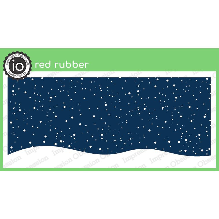 Impression Obsession Cling Stamp SNOWY NIGHT 3235 LG