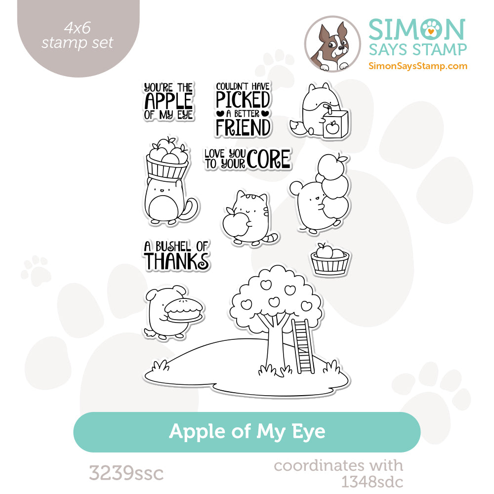 Simon Says Clear Stamps Apple of My Eye 3239ssc STAMPtember