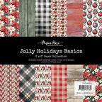 Paper Rose Jolly Holidays Basics 6x6 Paper 32616