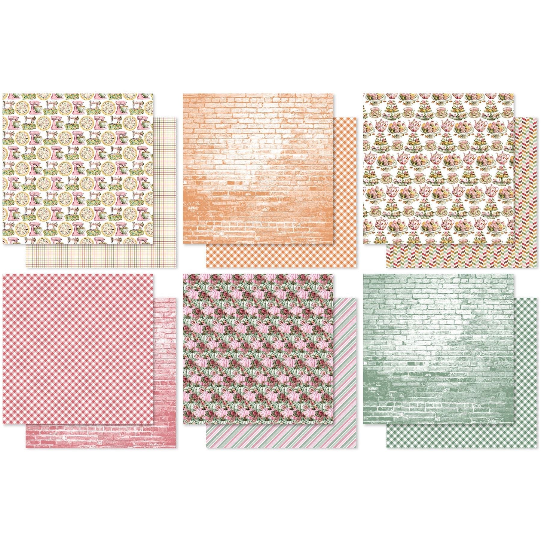 Paper Rose Cozy Fall Basics 6x6 Paper 32724*