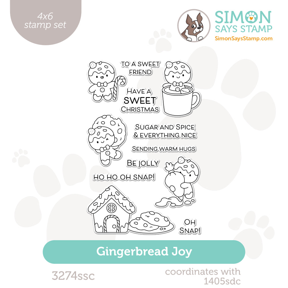 Simon Says Clear Stamps Gingerbread Joy 3274ssc