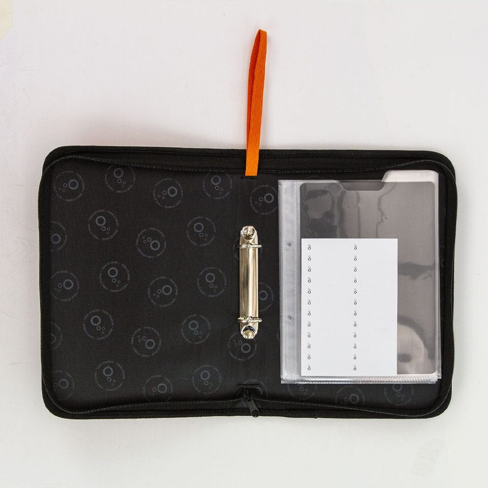 Tonic Studios A5 Ring Binder Die Case 342e unzipped and open