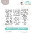 Simon Says Clear Stamps Stacked Holiday Sentiments 3337msc And Everything Nice