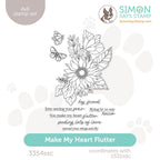 Simon Says Clear Stamps Make My Heart Flutter 3354ssc Heart to Heart