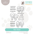 Simon Says Clear Stamps Best Sister 3395ssc Always There