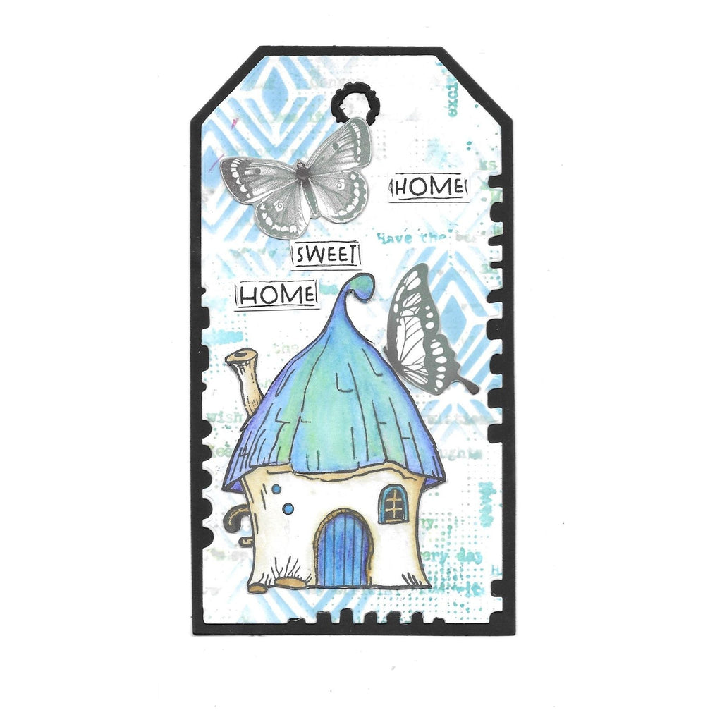 AALL & Create Pale Winged Ephemera Die-Cuts 34 home sweet home