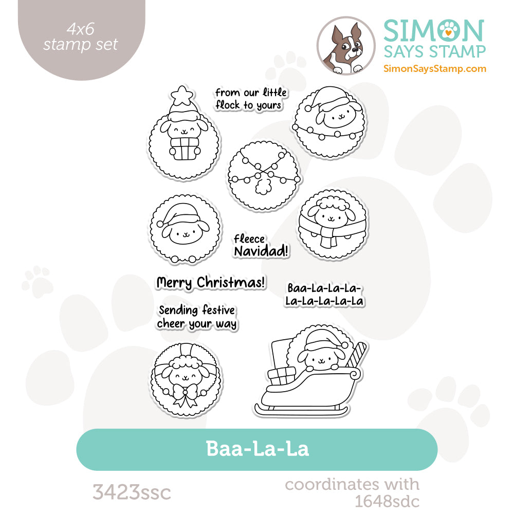 Simon Says Clear Stamps Baa La La 3423ssc Stamptember