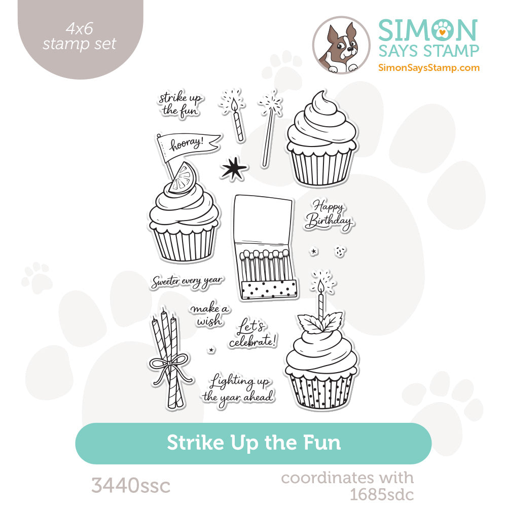 Simon Says Clear Stamps Strike Up the Fun 3440ssc Stamptember