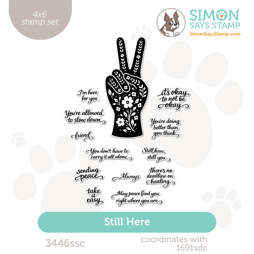 Simon Says Clear Stamps Still Here 3446ssc Sending Cheer