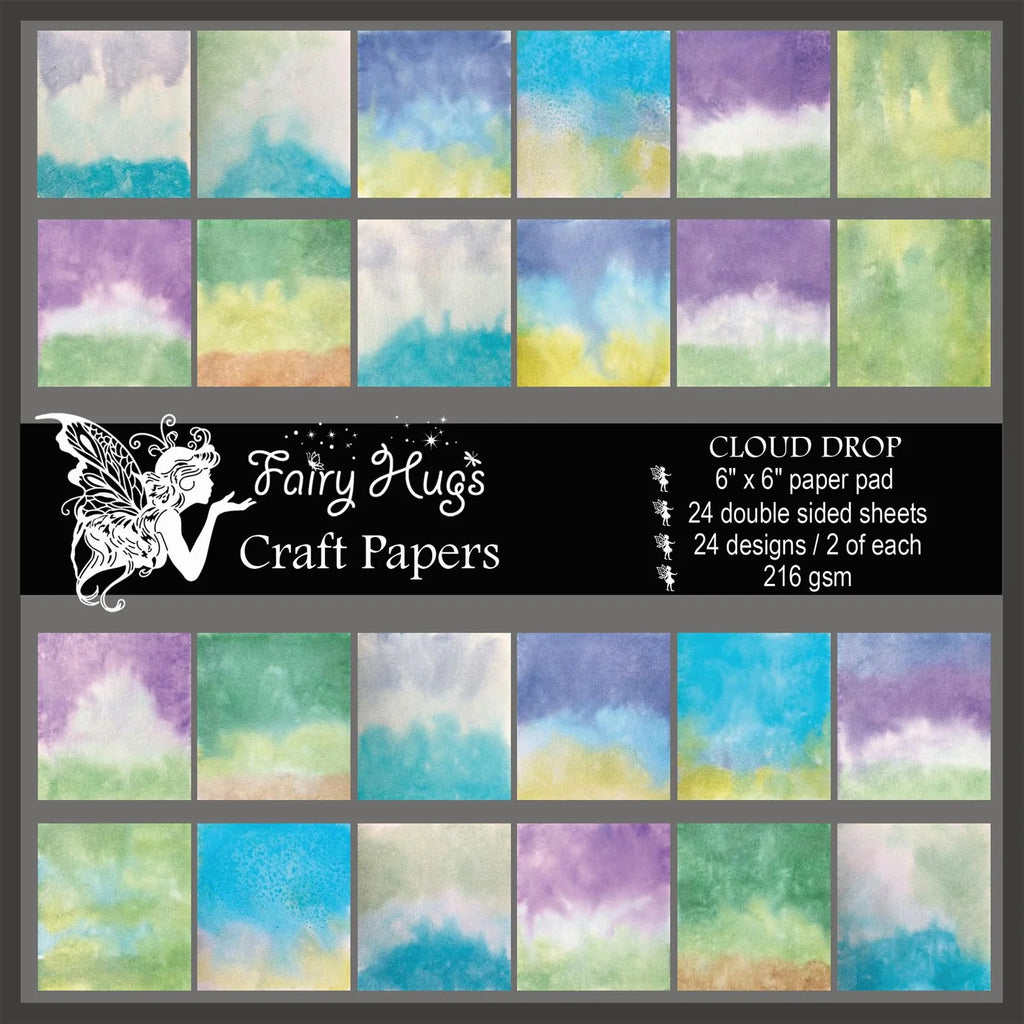 Fairy Hugs Cloud Drop 6x6 inch Paper Pad fh-cp-020