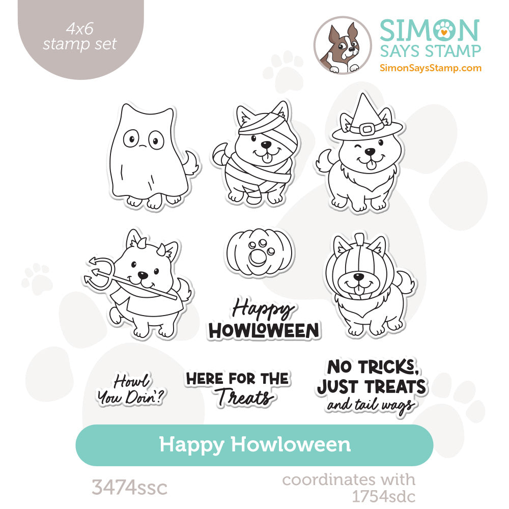 Simon Says Clear Stamps Happy Howloween 3474ssc Sending Cheer