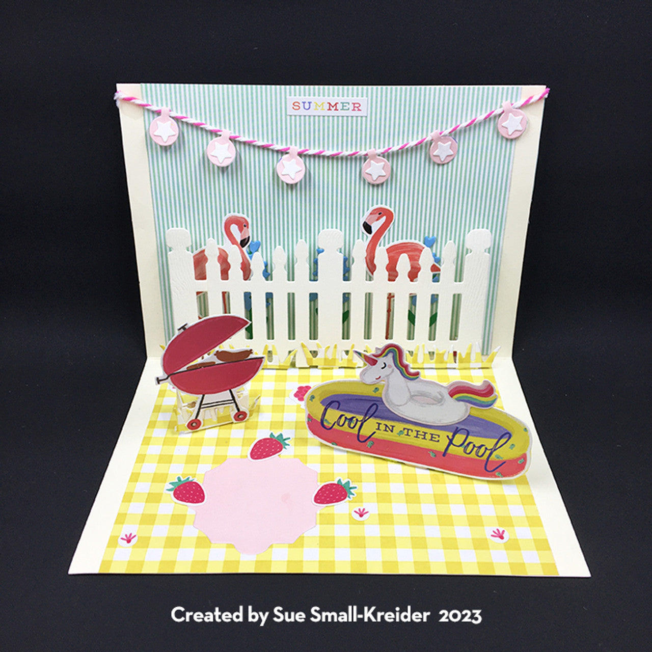 Karen Burniston Small Scenes Bam Box Pop Up Dies 1238 unicorn