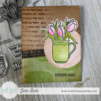 Sweet 'N Sassy Great Friends Clear Stamp Set sns-23-039 Sending Hugs Card