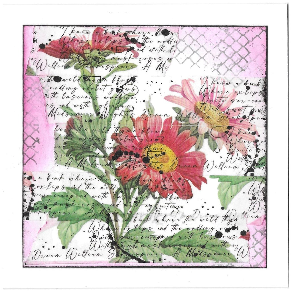 AALL & Create Midsummer Washi Tape aalwt36 washi floral card