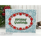 Karen Burniston Christmas Borders Dies 1245 holiday greetings