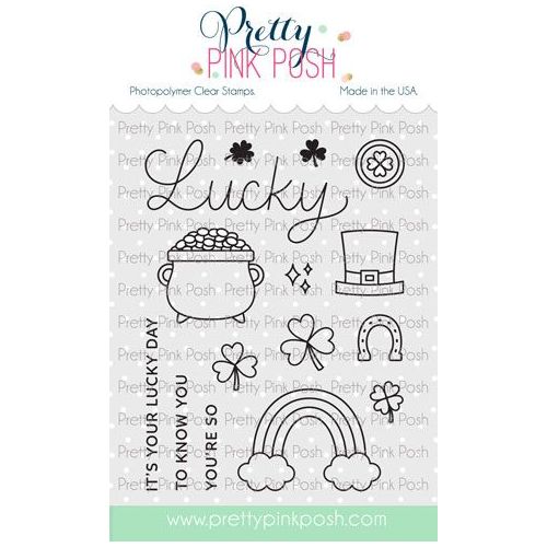 Pretty Pink Posh Lucky Clear Stamps
