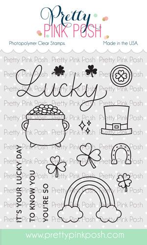 Pretty Pink Posh Lucky Clear Stamps