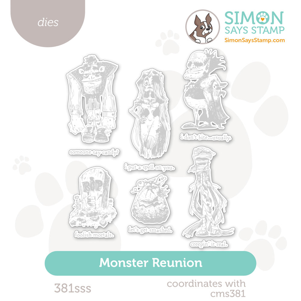 Simon Says Stamp Monster Reunion Wafer Dies 381sss