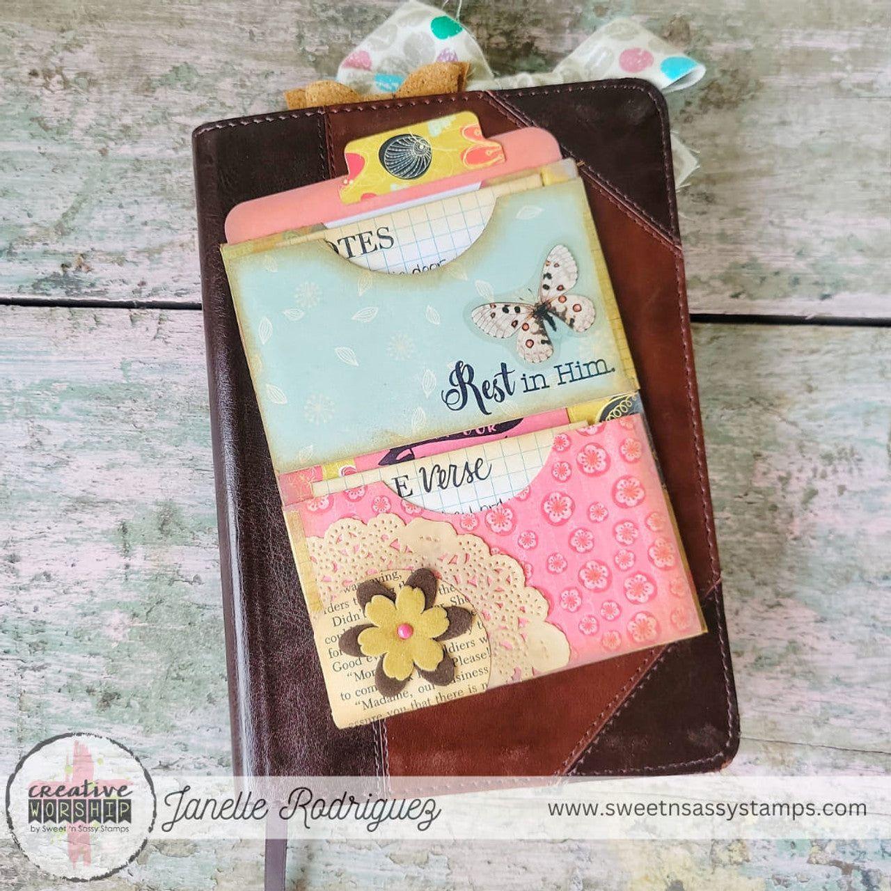 Sweet 'N Sassy Be Still And Know Clear Stamps sns-23-054 rest