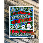 Riley And Company Cut Ups Christmas is Better Die rd568 snowmen
