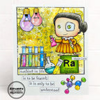AALL & Create Mad Scientist Ephemera Die-Cuts aalle39 marie curie