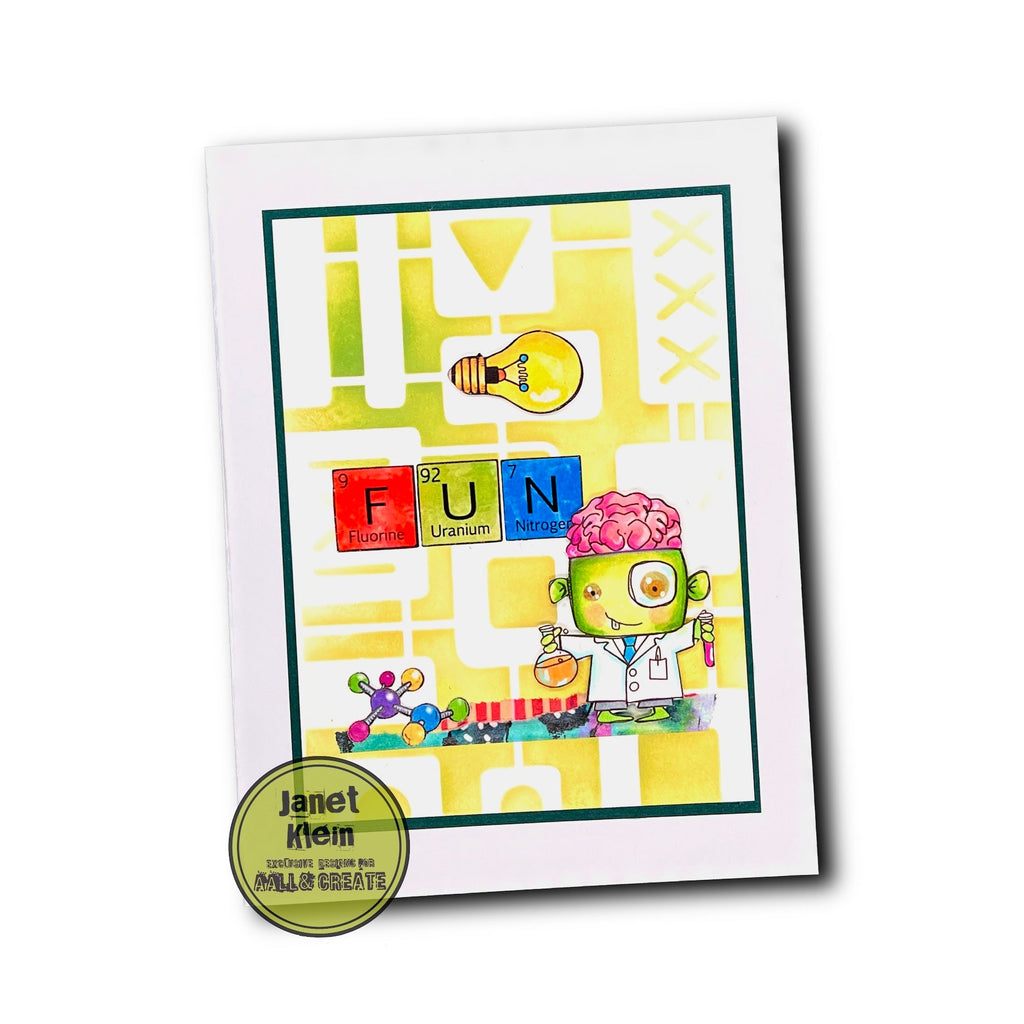 AALL & Create Mad Scientist Ephemera Die-Cuts aalle39 fun science