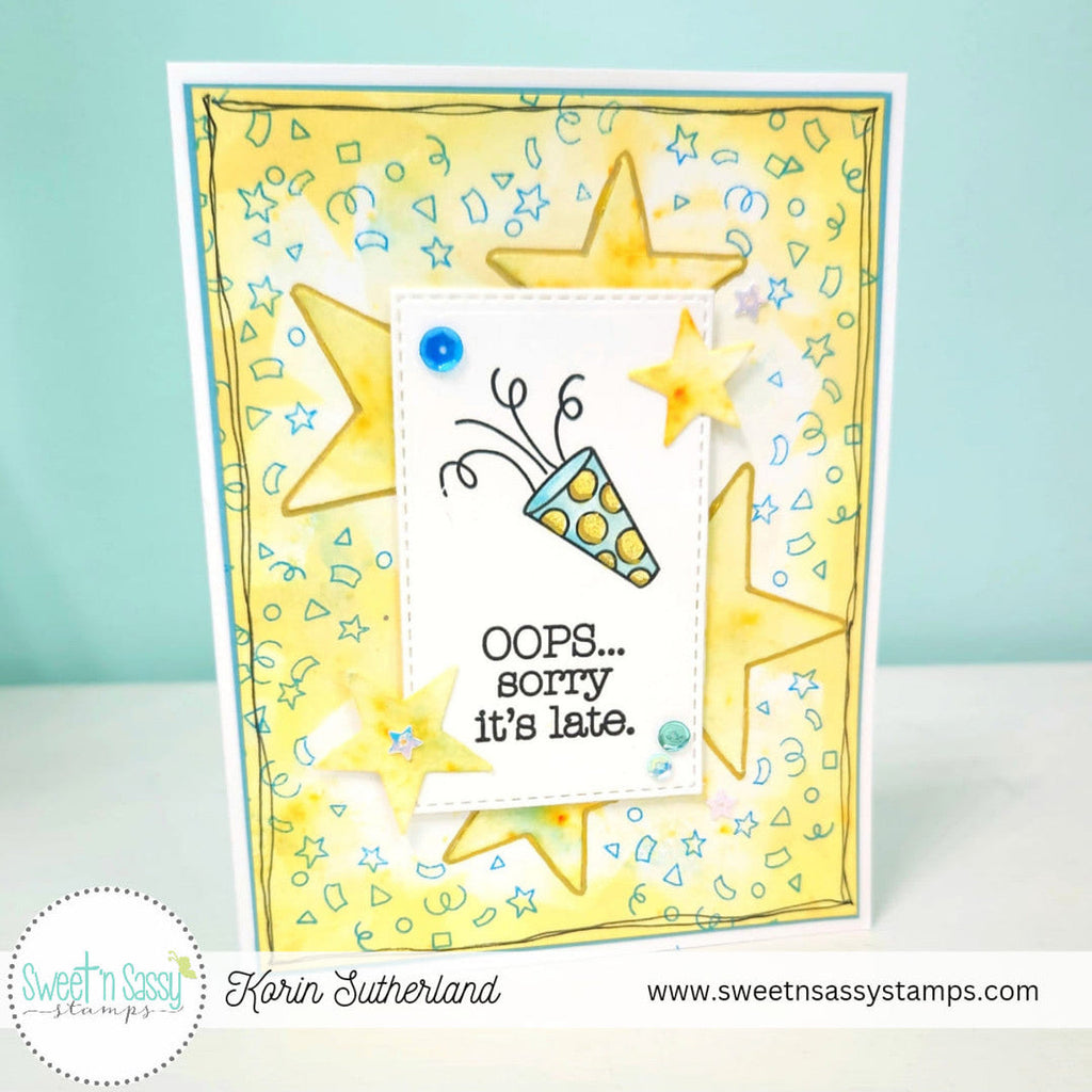 Sweet 'N Sassy Stitched Rectangles Dies snsd-0248 late