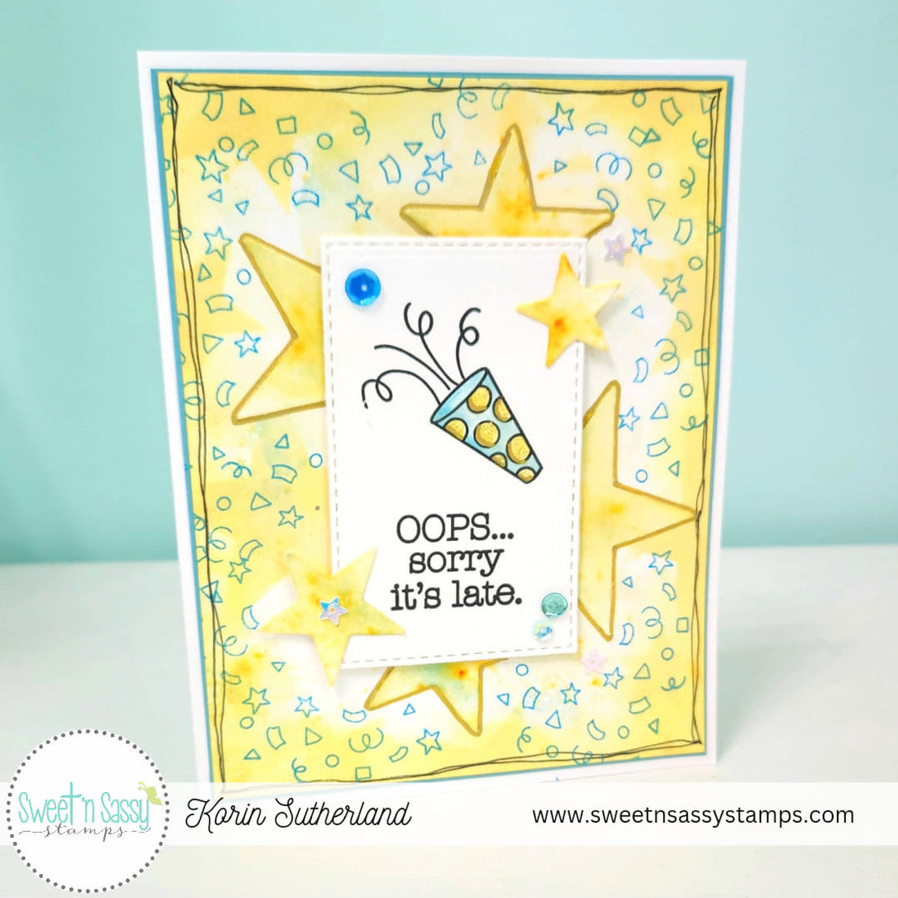Sweet 'N Sassy Let's Celebrate Dies snsd-0238 star