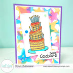Sweet 'N Sassy Stitched Rectangles Dies snsd-0248 cake