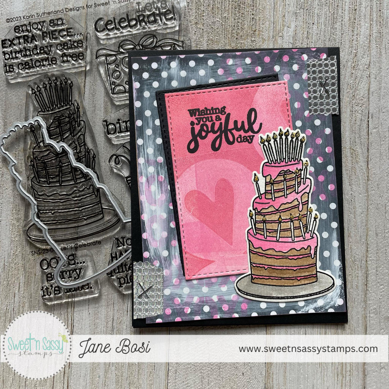 Sweet 'N Sassy Stitched Rectangles Dies snsd-0248 joyful
