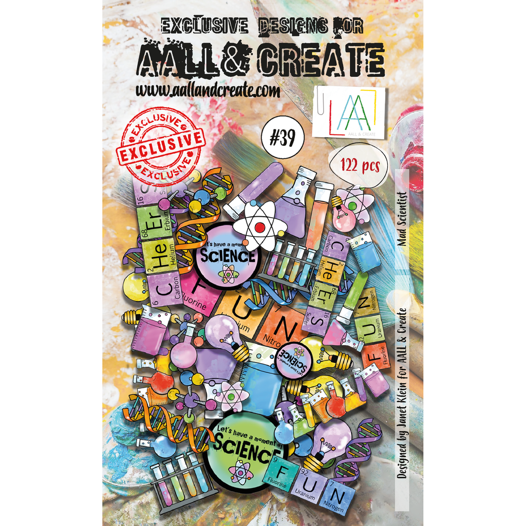 AALL & Create Mad Scientist Ephemera Die-Cuts aalle39
