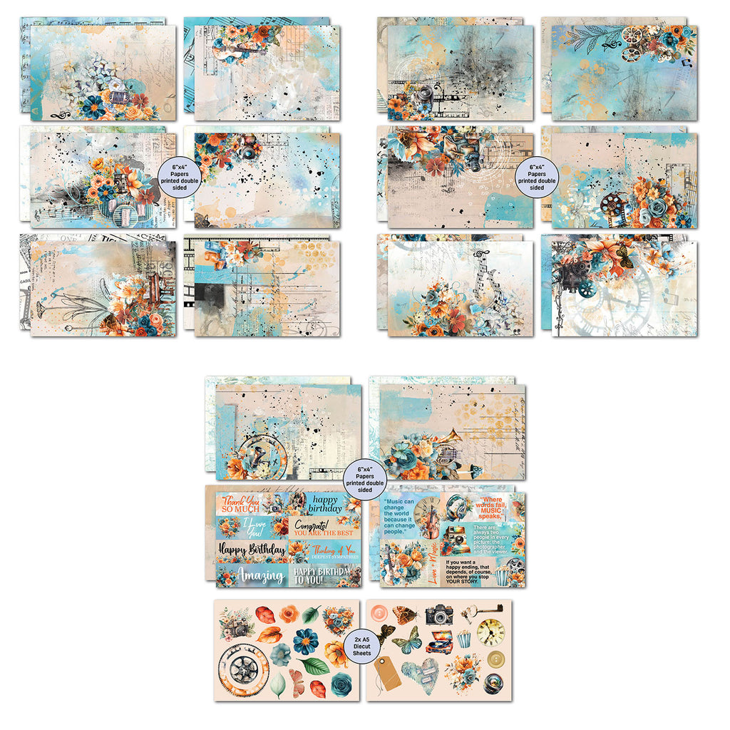 3Quarter Designs Cerulean Score 6x4 Card Pack 3q-cc-ceruleanscore pages 2