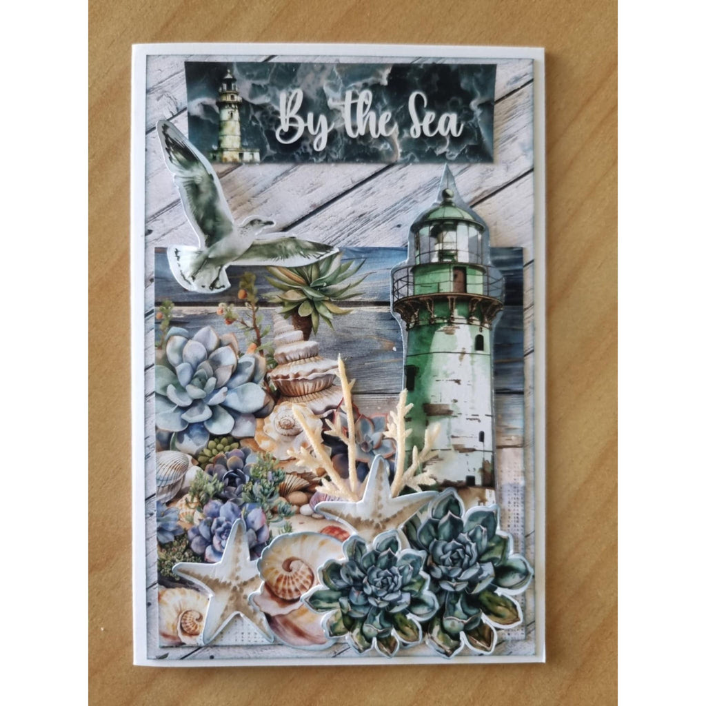 3Quarter Designs Coastal Boardwalk 6x4 Card Pack 3q-cc-coastalboardwalk by the sea