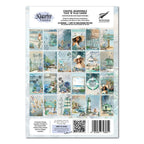 3Quarter Designs Coastal Boardwalk Tuck N Play Cards 3q-tp-coastalboardwalk package back