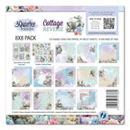 3Quarter Designs Cottage Reverie 8x8 Paper Pack and Diecuts Set 3q-pp8-cottagereverie