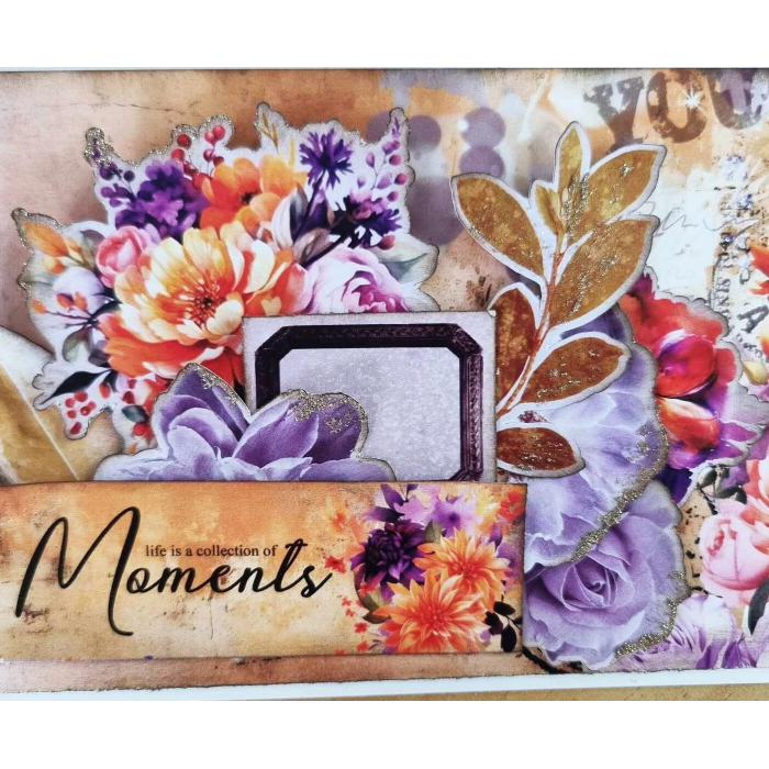 3Quarter Designs Dawns Glow 6x6 Paper Pack 3q-pp6-dawnsglow flowers