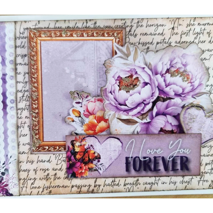 3Quarter Designs Dawns Glow 6x6 Paper Pack 3q-pp6-dawnsglow purple
