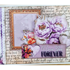 3Quarter Designs Dawns Glow 6x6 Paper Pack 3q-pp6-dawnsglow purple