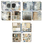 3Quarter Designs Eclectic Clocks 6x6 Paper Pack 3q-pp6-eclecticclocks sheets