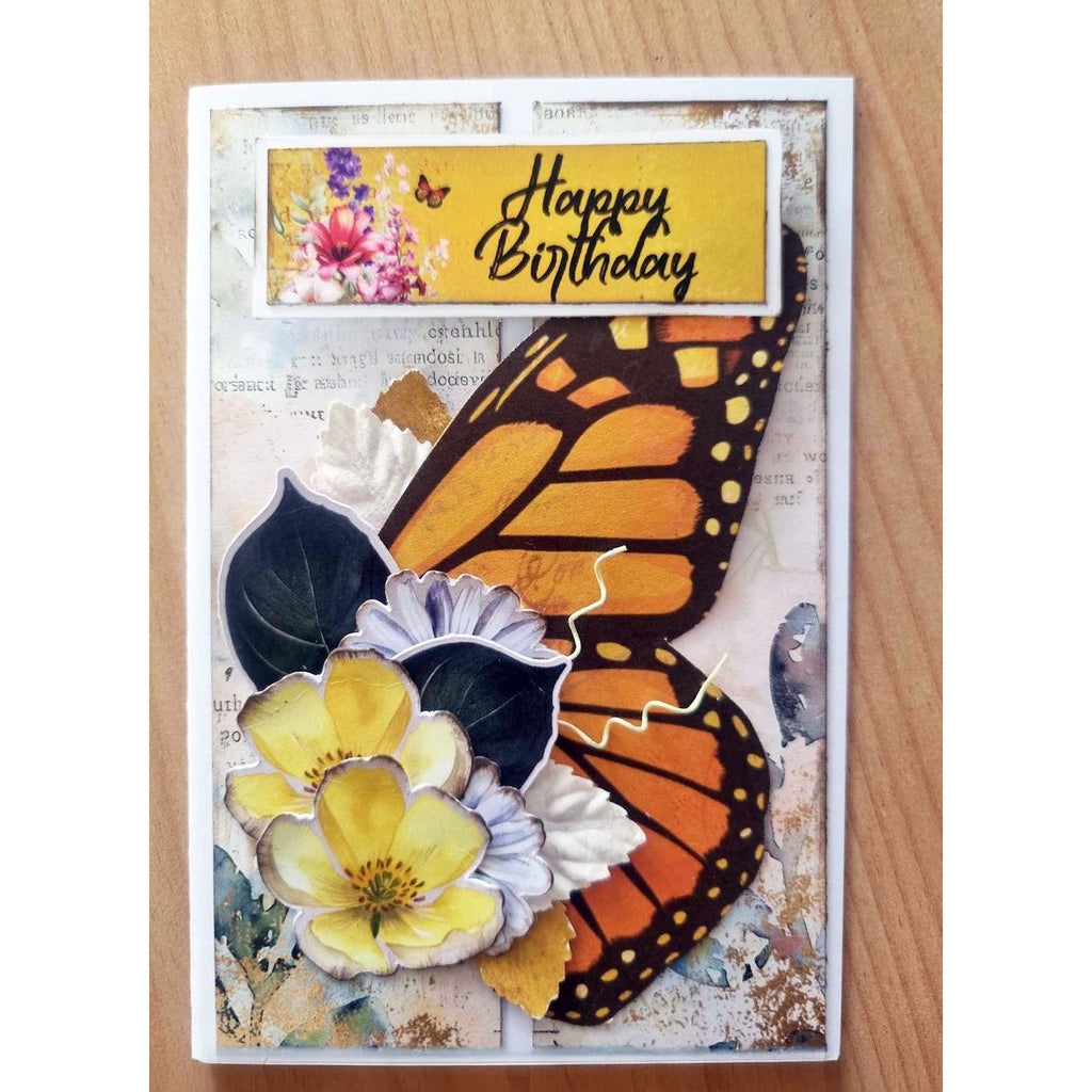 3Quarter Designs Fluttering Wings 6x4 Card Pack 3q-cc-flutteringwings birthday