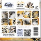 3Quarter Designs Golden Ebony 6x6 Paper Pack 3q-pp6-goldenebony