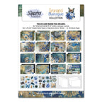 3Quarter Designs Grunged Baroque 6x4 Card Pack 3q-cc-grungedbaroque