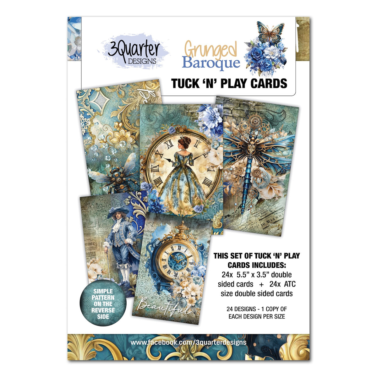 3Quarter Designs - Wedded Bliss Tuck 'N' Play Cards