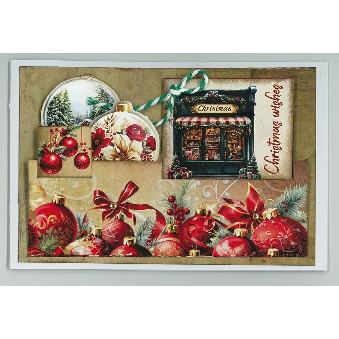 3Quarter Designs Holly Jolly 6x4 Card Pack 3q-cc-hollyjolly christmas