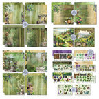 3Quarter Designs Magical Vines 12x12 Design Paper and Diecuts Set 3q-sc-magicalvines pages 2